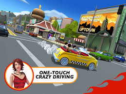 The music inside the game is interesting, and you can focus on the game. Crazy Taxi City Rush Sega