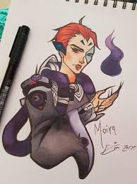 Aaaaa I Love Playing Moira She S So Much Fun She S Really Fun To Draw Too I M Complete And Utter Overwatch Trash And I M Not Sorry Overwatch Drawings Artwork