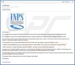 National institute for social security) of italy. How To Remove Inps Email Virus Virus Removal Instructions Updated