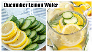 Mint adds a touch of sweetness without the sugar, and it also helps settle your stomach and aids in digestion. Cucumber Lemon Water Detox Water Youtube