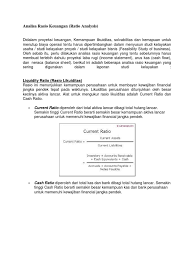 Contoh soal menghitung current ratio dari current ratio asii diatas, didapatkan nilai current ratio diatas 1 setiap tahun, di mana tahun 2019 cr asii adalah 1,3 kali dan tahun 2020 sebesar 1,6 kali. Contoh Soal Analisis Laporan Keuangan Rasio Likuiditas Nusagates