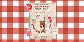 Paint your own Strawberry Tumbler