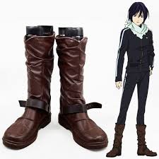 Us 44 99 10 Off Anime Noragami Yato Cosplay Shoes Men Women Leather Boots Custom Size Free Shipping In Shoes From Novelty Special Use On