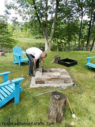 We are based in orlando, fl and distribute in the us. Easy Diy Fire Pit Kit With Grill Redhead Can Decorate