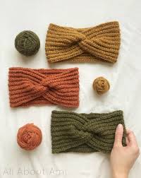 Knit the remaining stitches as you would otherwise, then knit using the stitch holder. How To Crochet A Twist Headband All About Ami