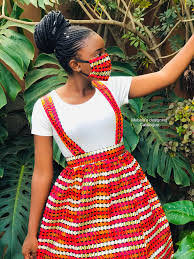 Zambian groom's sisters in chitenge outfits for chilanga mulilo. Cross Belt Dress Available Mubalu S Designing Catalogue Facebook
