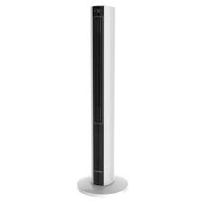With an oscillating tower fan, you can get 90 degrees of air movement, which is more efficient and effective than a traditional oscillating fan. Lasko Lko Fh500 Multiple Speed Bladeless Multi Function Remote Control All Season Comfort Control Tower Fan Heater In One White Target
