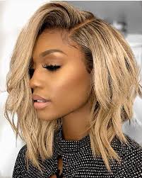 Short asymmetrical haircuts beg for easy style. Blonde Asymmetrical Long Bob Novocom Top