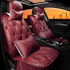 Automobile Seat Cover Car Pu Leather Cushion Set For Agila Vectra Zafira Astra Gtc Pagani Zonda Saab Spyker Ram Car Seats Leather Cushion Interior Accessories