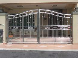 A range of aluminium gates offering a sleek design and a wealth of personalisation possibilities. Steel Gate Design For House Steel Gate Design Steel Gate Front Gate Design
