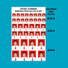 Berarti, resolusinya sebesar 800×800, dalam satuan pixel.; Paket Cetak Pas Foto Ukuran 2x3 3x4 4x6 Shopee Indonesia