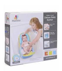 4.5 out of 5 stars Mastela Deluxe Baby Bather Fish Blue Kiddyco