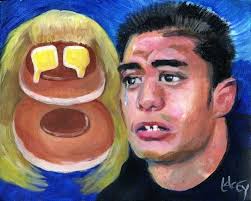 Manti Te'o's Imaginary Pancake Girlfriend, by Dan Lacey — The World of  Kitsch