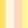 Sunshine yellow and baby blue color scheme. 3