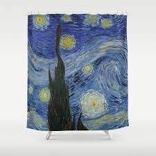 Buy Starry Night By Vincent Van Gogh Shower Curtain By Artmasters Worldwide Shipping Available At Society6 Com Just On Starry Night Van Gogh Vincent Van Gogh