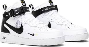 Nike Air Force 1 Mid 07 Lv8 Black And White Goat Buy And Sell Authentic Sneakers Nike Air Shoes Hype Shoes Sneakers Fashion