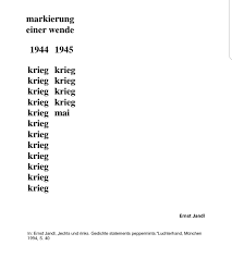 1 life 2 writing 3 recognition 3.1 awards 4 publications 4.1 poems 4.2 books 5 see also 6 references 6.1 notes 7 external links jandl was born in vienna in 1925. Sehr Alte Eule On Twitter Ernst Jandl 3