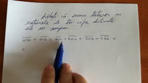 Fie punctele coliniare distincte a,b,c,d,e în. Suma Numerelor Naturale De Trei Cifre Distincte Este Numar Compus Youtube