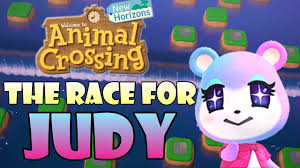 The new villagers introduced in animal crossing: The Race For Judy Animal Crossing New Horizons Youtube