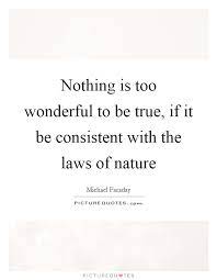 Nothing Is Too Wonderful To Be True If It Be Consistent With Picture Quotes