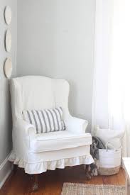 How To Sew A Slipcover For A Wingback Chair Farmhouse On Boone Slipcovers For Chairs Wingback Chair Slipcovers Furniture