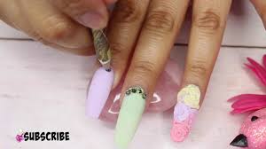 If they're applied properly with good quality products, they will make your nails look strong, healthy and the height of sophistication. Acrylic Nails With 3d Flowers Pastel Colors On Nails Easy Nails Youtube