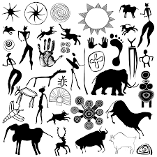 Cave Painting Symbols By Michal Boubin Cave Paintings Prehistoric Art Art