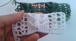 Tigla Yelek Ornekleri Askida Fistik Ornegi Videolu Nazarca Com Tig Isleri Onluk Deseni Tig Desenleri