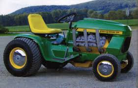 BangShift.com Ford Flathead V8 Powered 1970s John Deere Lawn Tractor