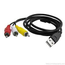 Atau wayar tembaga tanpa penebat malaysia merah / biru / kuning hitam hijau / hijau belang kuning nota: Usb Seorang Lelaki Untuk 3 Kabel Rca Video Kuning Putih Merah 2 Tali Kabel Data Audio Kedai Kilang Kabel Hengye