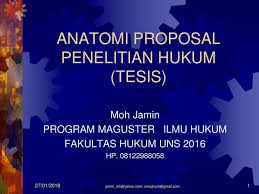 Secara historis, negara hukum adalah negara… jenis penelitian yang akan penulis lakukan adalah penelitian hukum normatif (legal research) atau disebut juga dengan penelitian kepustakaan, yaitu. Anatomi Proposal Penelitian Hukum Tesis Ppt Download