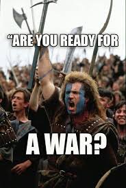 The nobles eye each other cautiously, but the truce holds. Braveheart Braveheart Historical Drama War Film