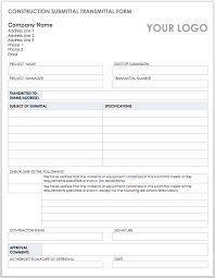 Free Construction Submittal Templates Smartsheet