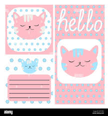 Hand Drawn Doodle Baby Shower Cards Brochures Invitations With Zebra Hippo Mice Panda Bear Black Panther Cartoon Animals Background Printable Stock Vector Image Art Alamy