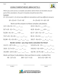 Worksheets are like test pages for offline use. 5 Oa A 1 Standard 5 Grade Math Infographics Lumos Learning
