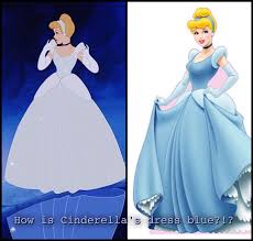How Is Cinderella S Dress Blue It Was Never Blue Cinderella Dresses Disney Cartoons Blue Dresses