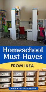 Ikea Must Haves For Your Homeschool Room My Joy Filled Life In 2020 Small Space Homeschool Room Homeschool Room Design Homeschool Rooms