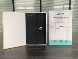 Jssmst Diversion Book Safe with Key Lock, Secrect Hidden Safe Lockboxes for  Home Office Locking Money Box High Capacity, 9.5 x 6.2 x 2.2 inch,  SM-BSKL019 Berlin : Buy Online at Best