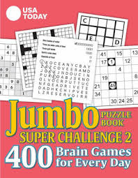 Descarga la app usa today crossword y disfrútala en tu iphone, ipad o ipod touch. Usa Today Jumbo Puzzle Book Super Challenge 400 Brain Games For Every Day By Usa Today 9781524860370 Booktopia