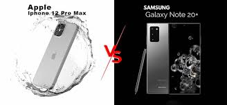 Apple Iphone 12 Pro Max Vs Samsung Galaxy Note 20 Plus