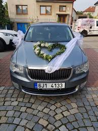 Image result for svatební  výzdoba auta