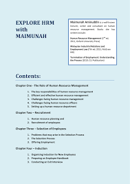 These lovely employee handbook are available at highly competitive prices. Explore Hrm With Maimunah Contents