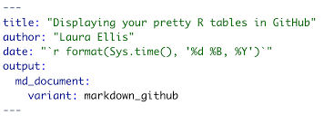 Parameters let you quickly apply your data set to new data sets, models, and parameters. Display Pretty R Tables In Github Little Miss Data