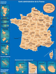 S'il y a bien une destination où les touristes ne risquent pas de s'ennuyer c'est bel et bien paris. Carte Administrative De La France Geographie Carte De France France