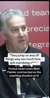 Purdue coach Matt Painter...