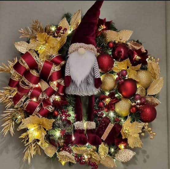 Guirlanda Decoração Natal Noel 65CM