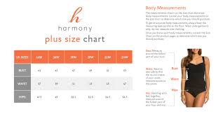 size chart harmonygirl com