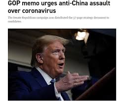 Memo reveals anti-China strategy for Republican candidates