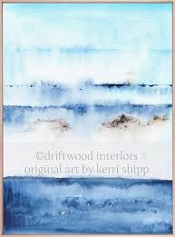 Check spelling or type a new query. Canvas Art Print Blue Abstract Coastal Calm Ii By Kerri Shipp