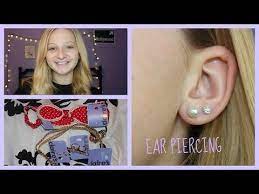 Ear Piercing At Claires Experience Sparkleandglitter29 Youtube